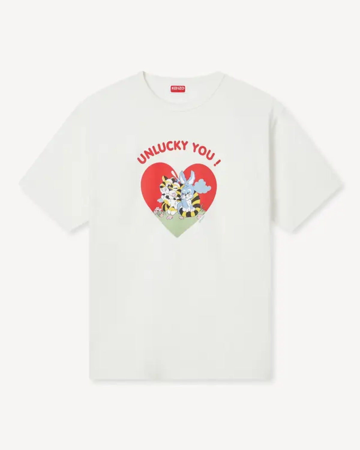 KENZO の 'KENZO Cartoon' Tシャツ イン コットン (FG55TS2104SK)
