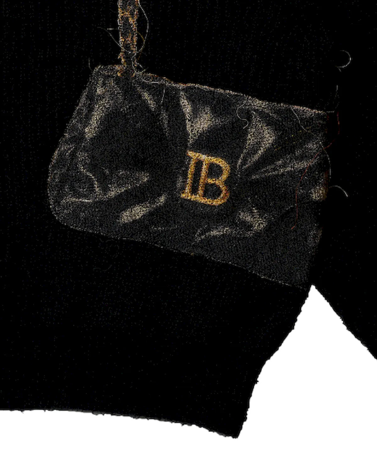 doublet / TROMPE L’OEIL EMBROIDERY HALF ZIP KNIT (26AW56KN229)