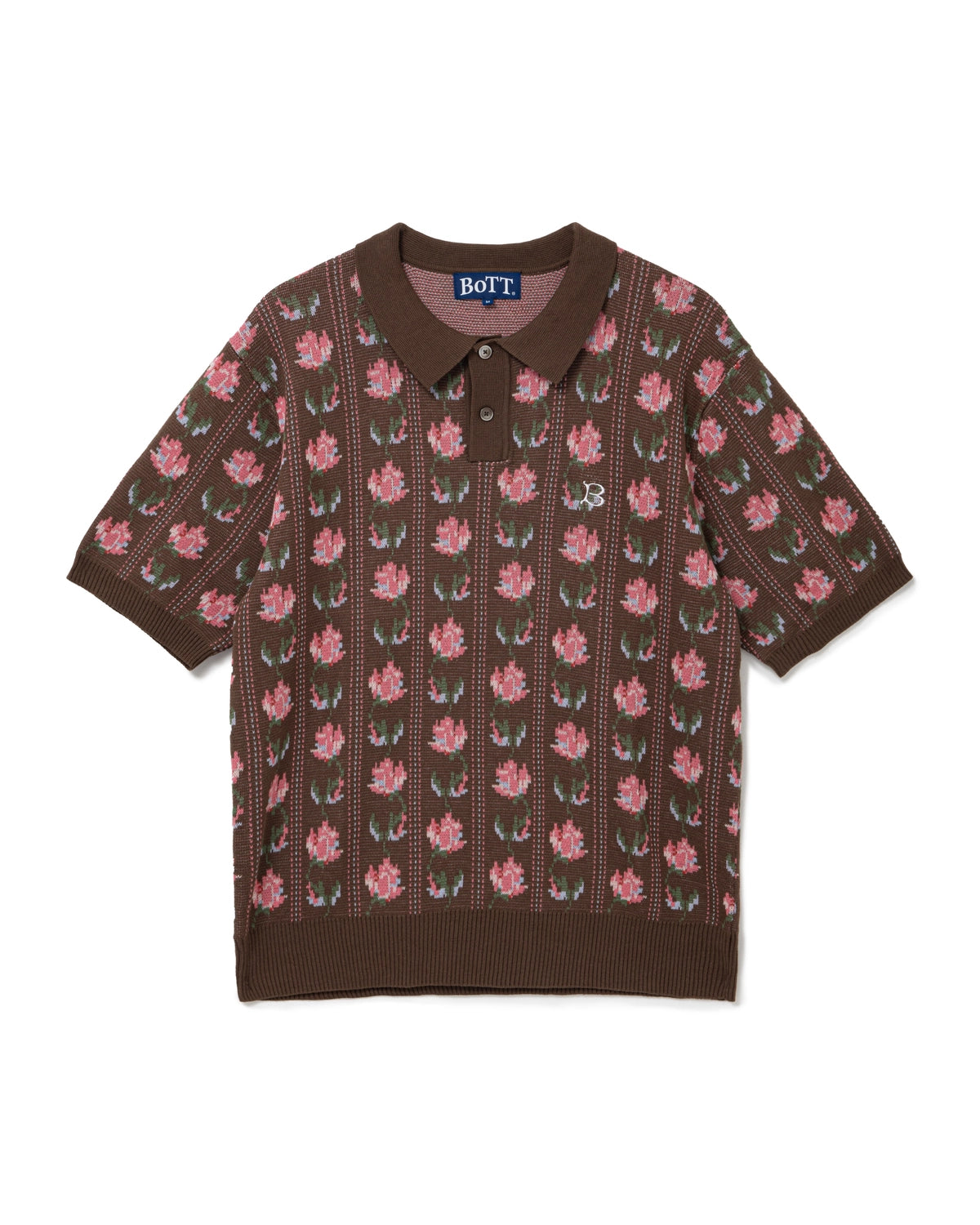 BoTT / Flower S/S Knit Polo