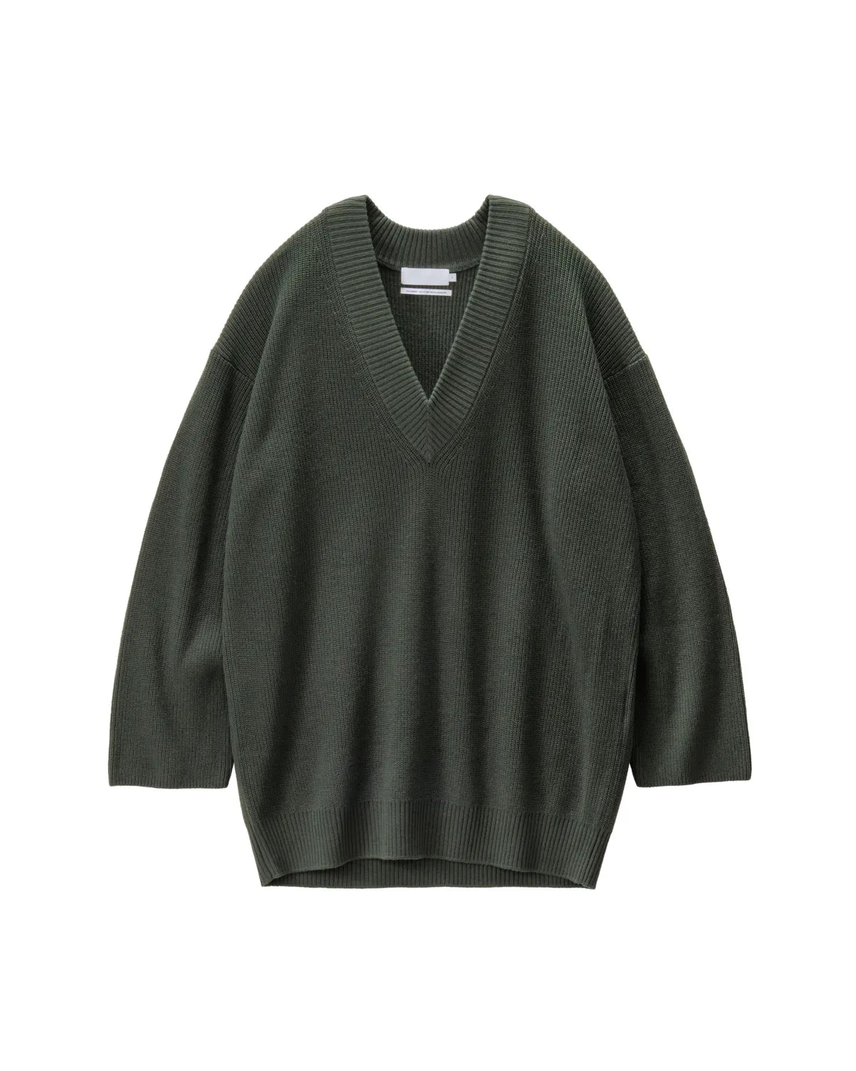 Graphpaper / Mercerized Fine Wool Oversized VNeck Knit (GL253-80466)