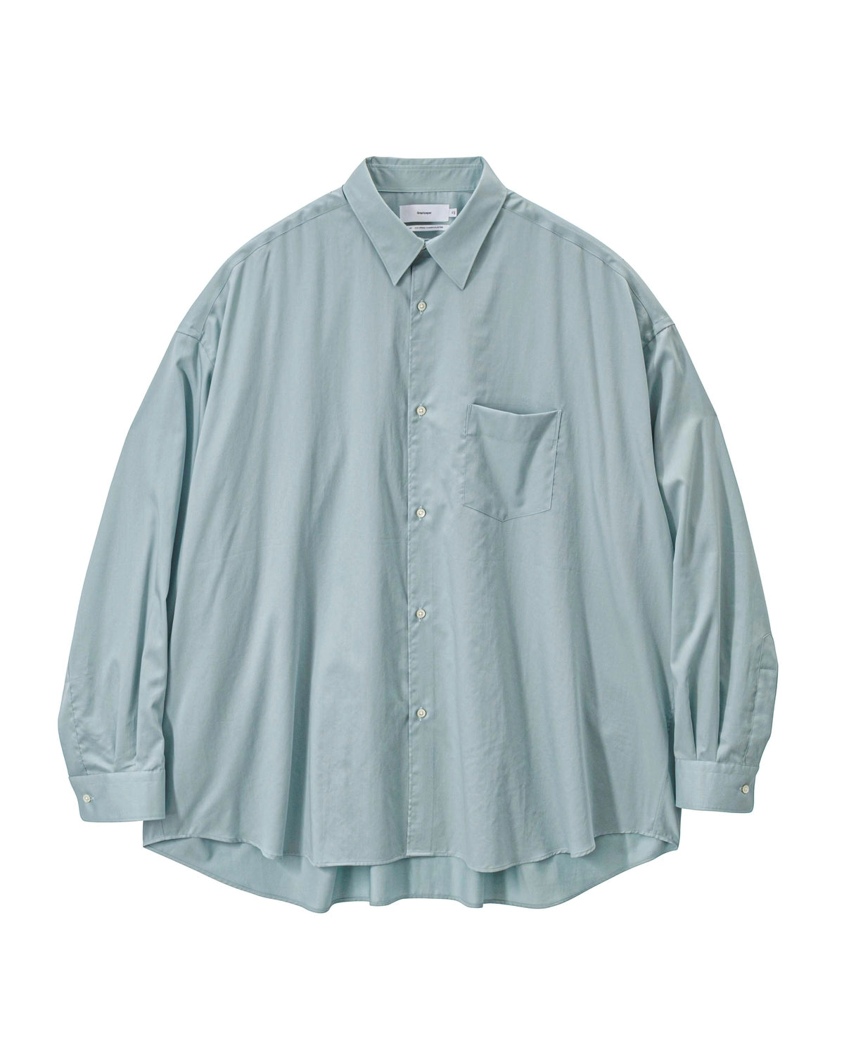 Graphpaper / Silicon Poplin Oversized Regular Collar Shirt (GM261-50180)