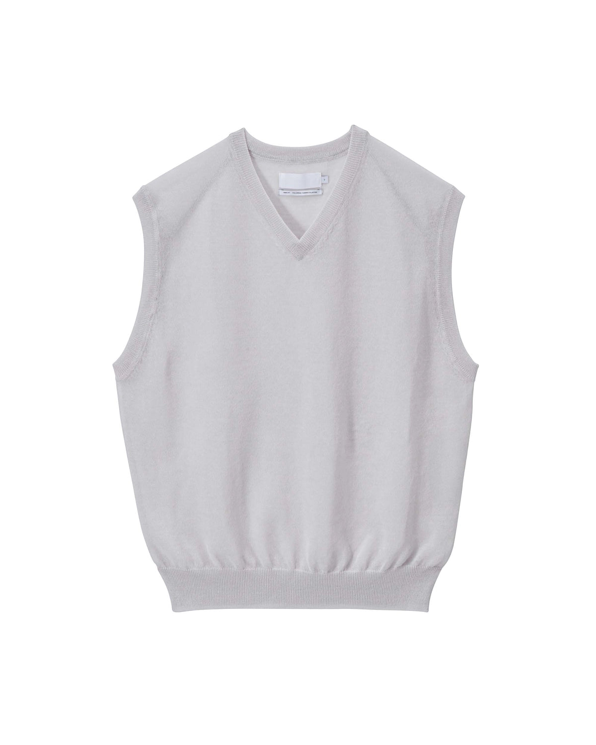 Graphpaper / Coiled Wool Nylon V Neck Knit Vest (GL261-80431)