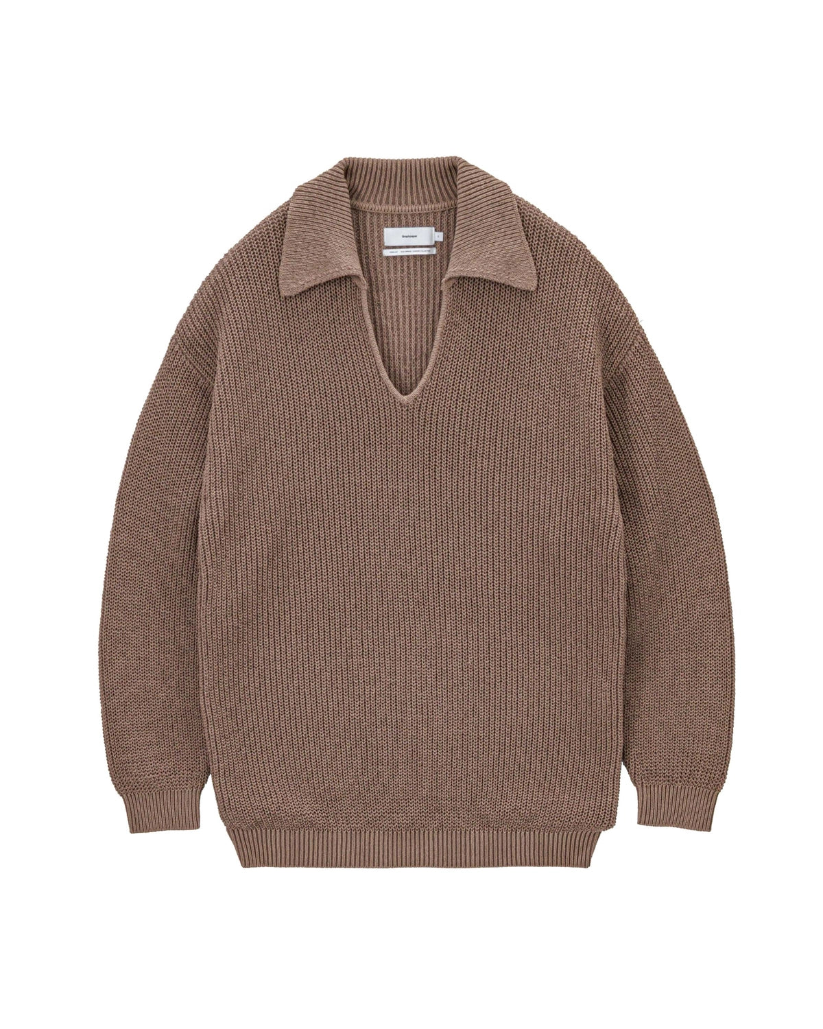 Graphpaper / Coiled Wool Nylon Skipper Knit (GM261-80435)