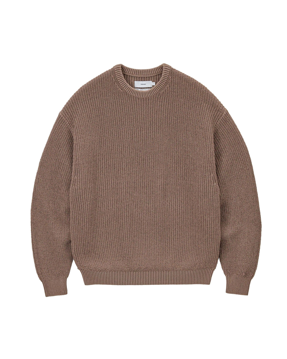 Graphpaper / Coiled Wool Nylon Crew Neck Knit (GM261-80433)