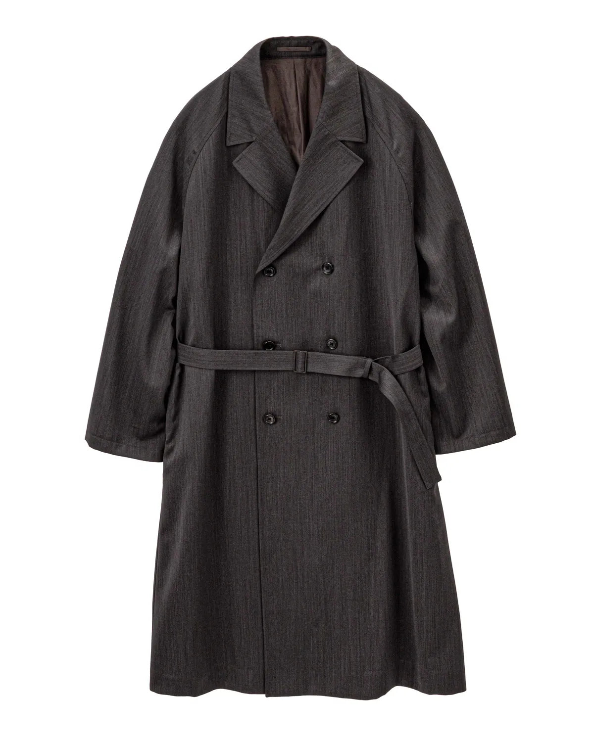 Graphpaper / Melange Herringbone Trench Coat (GM261-10330)
