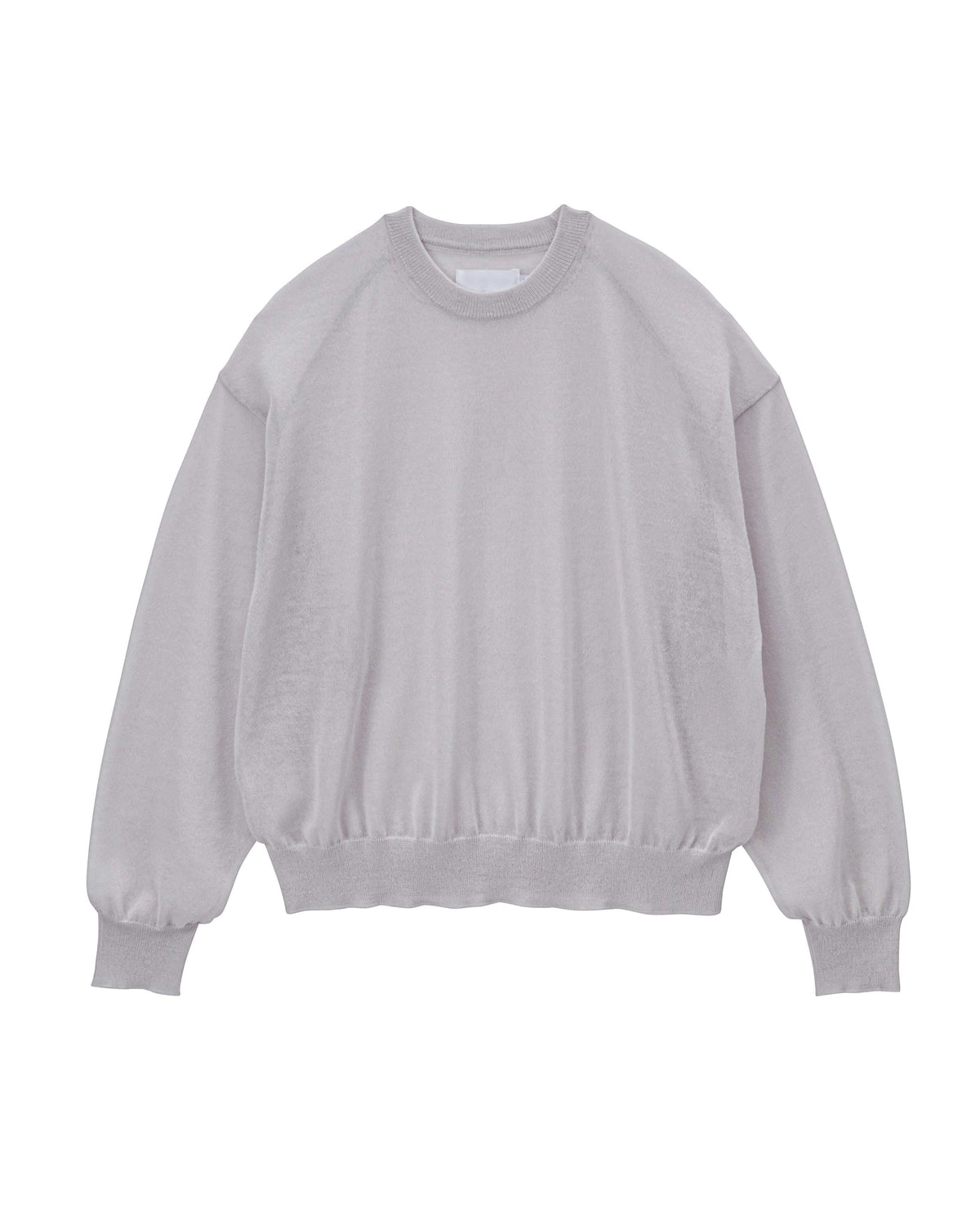 Graphpaper / Coiled Wool Nylon Oversized Crew Neck Knit (GL261-80430)