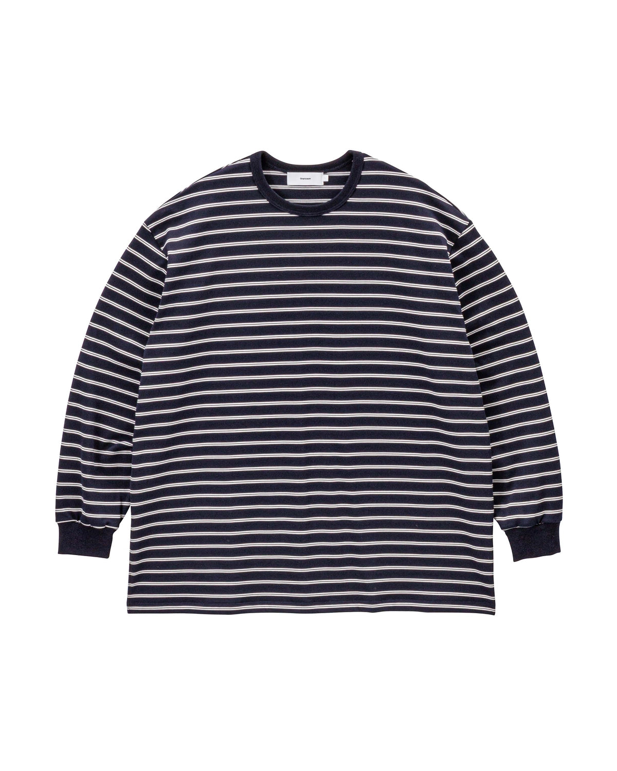 Graphpaper / Tri Spun Border L/S Tee (GU261-70121B)