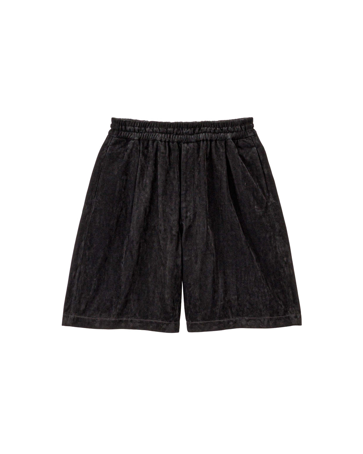 Graphpaper / Cow Nubuck Leather Wide Shorts (GM261-40408)