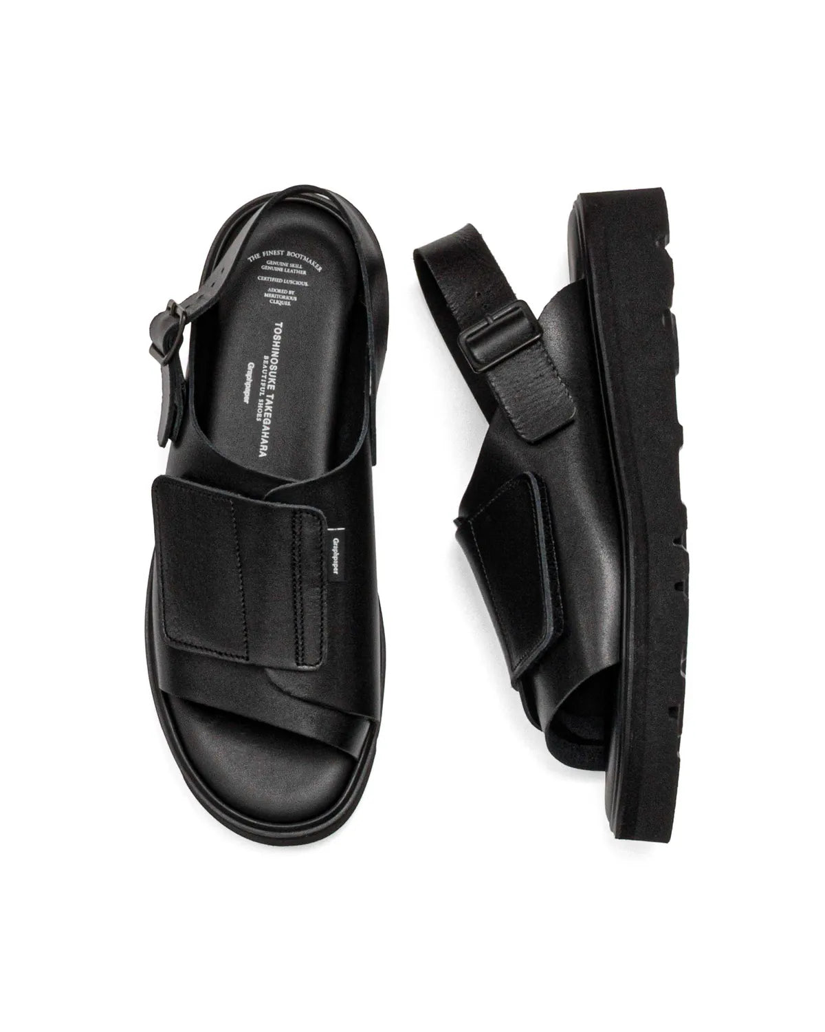 Graphpaper × BEAUTIFUL SHOES / BEAUTIFUL SHOES for GP VELCRO SANDALS (GL261-90485)