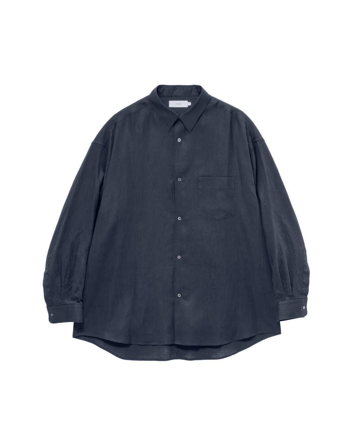 Graphpaper / Linen L/S Oversized Regular Collar Shirt (GM262-50039B)