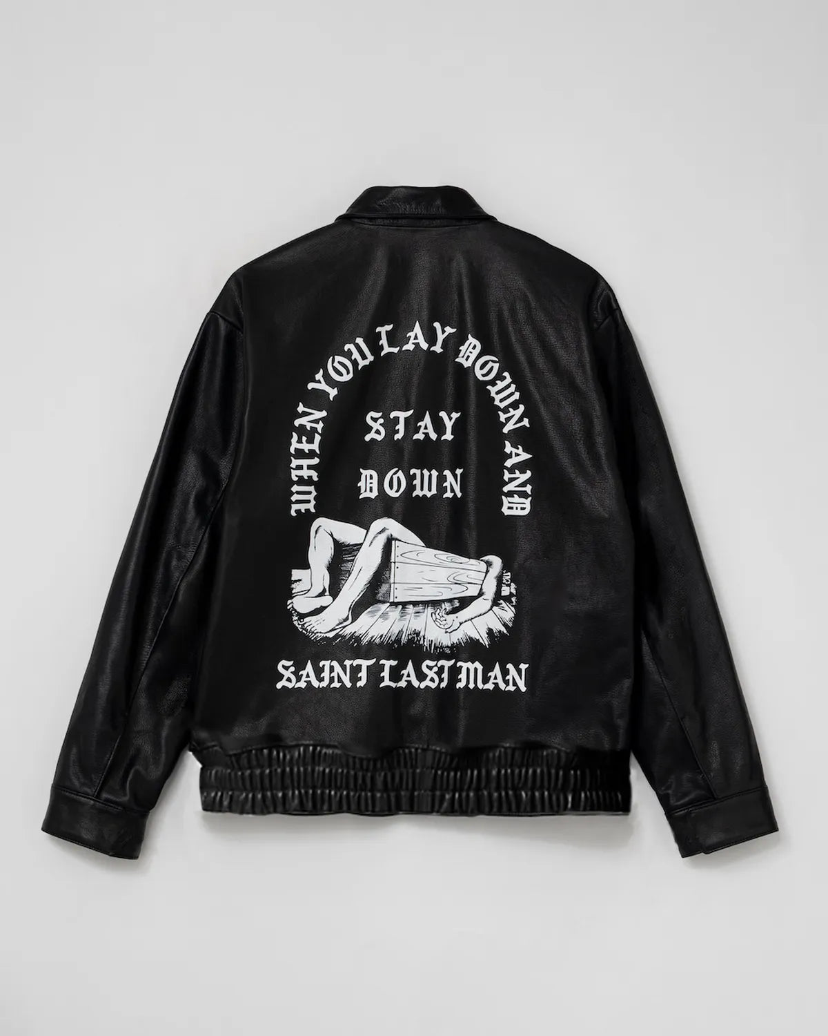 LASTMAN の LEATHER DRIZZLER JACKET feat.©︎SAINT Mxxxxxx (261LM-JK03)