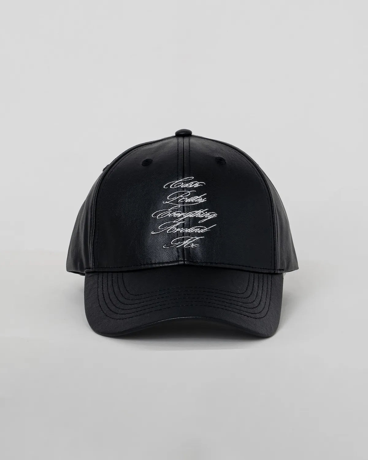 LASTMAN の PU LEATHER BSBALL CAP -C.R.E.A.M- (261LM-AC02)