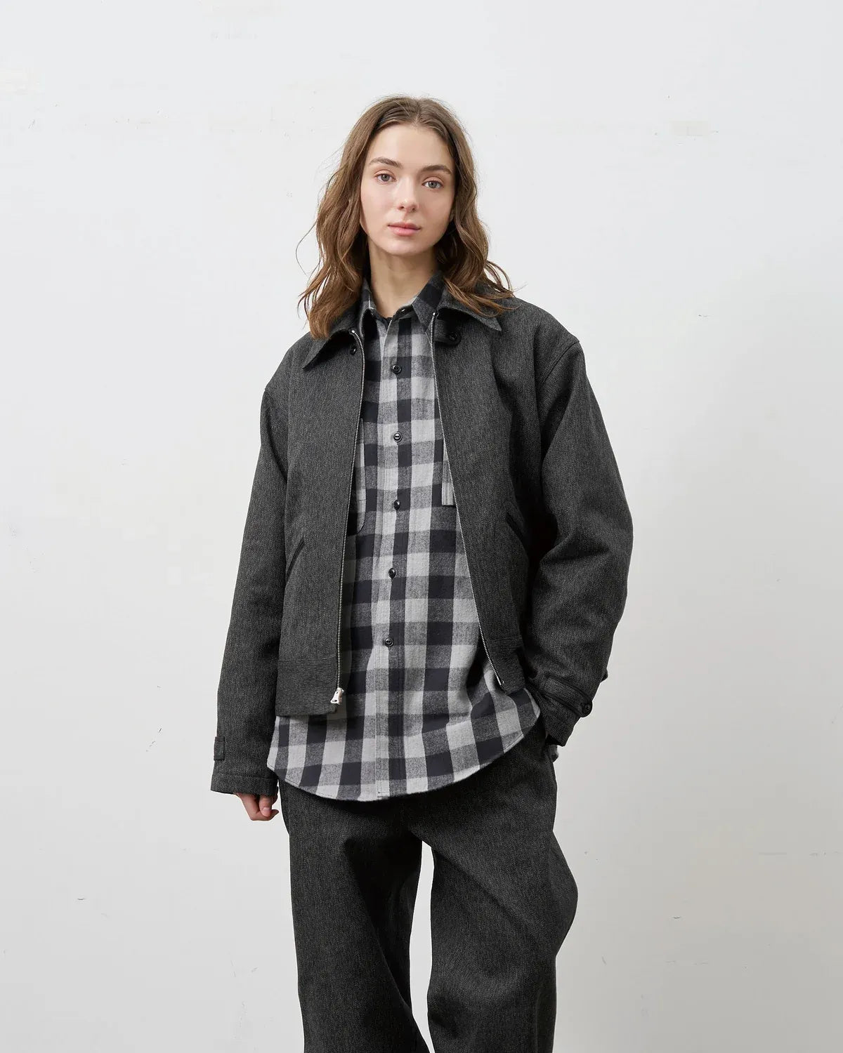 BIG YANK / LEO JACKET HEATHER TWILL (602-262-05)