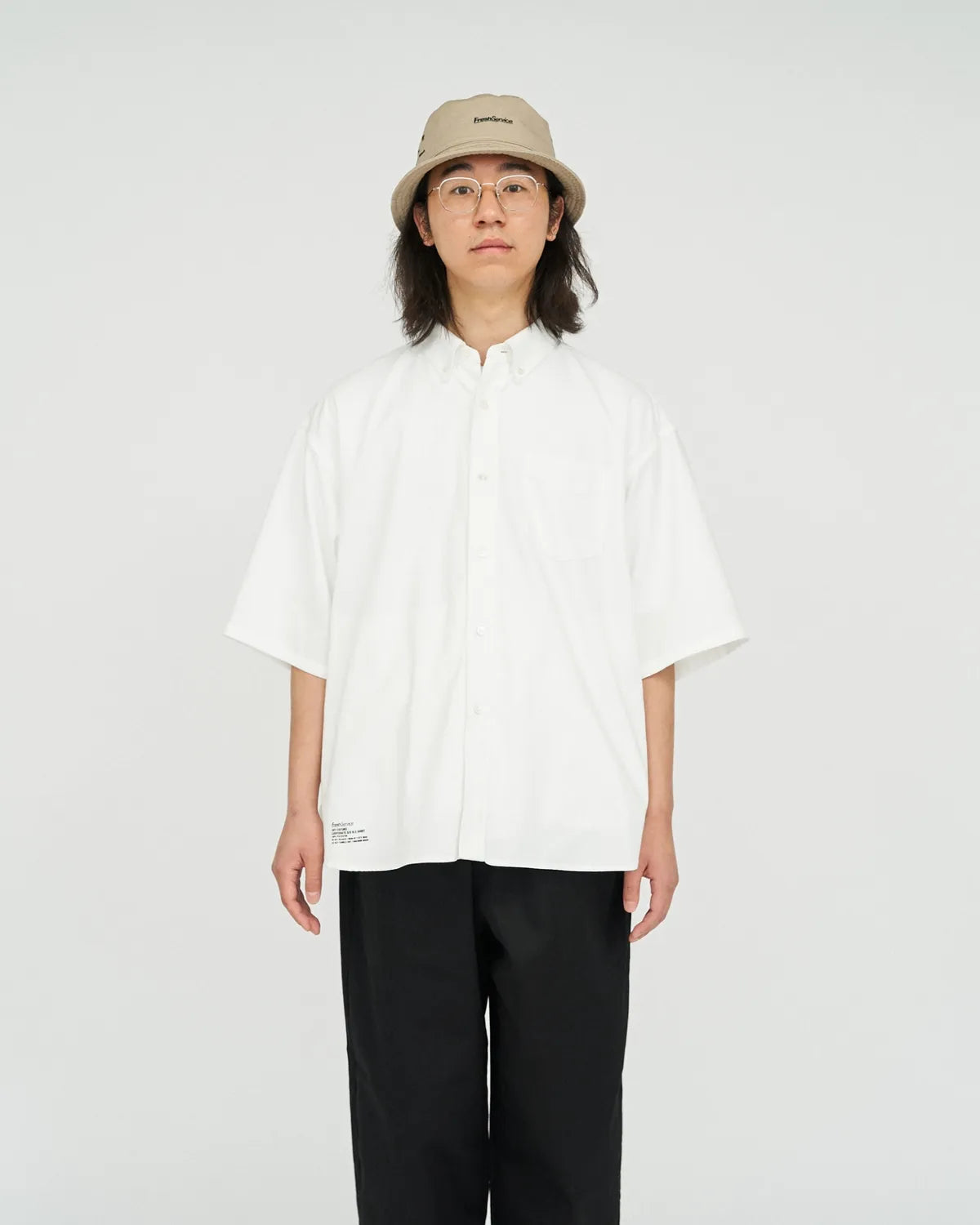 FreshService / DRY OXFORD CORPORATE S/S B.D SHIRT (FSC252-50020B)