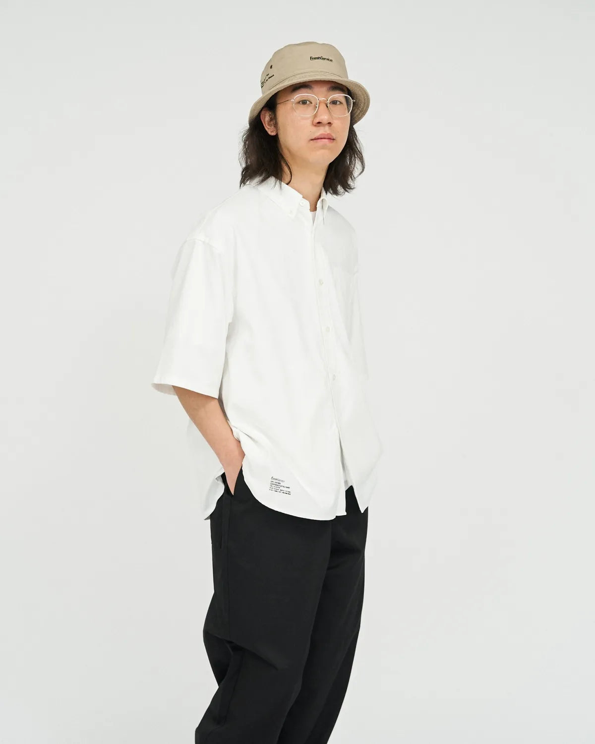 FreshService / DRY OXFORD CORPORATE S/S B.D SHIRT (FSC252-50020B)