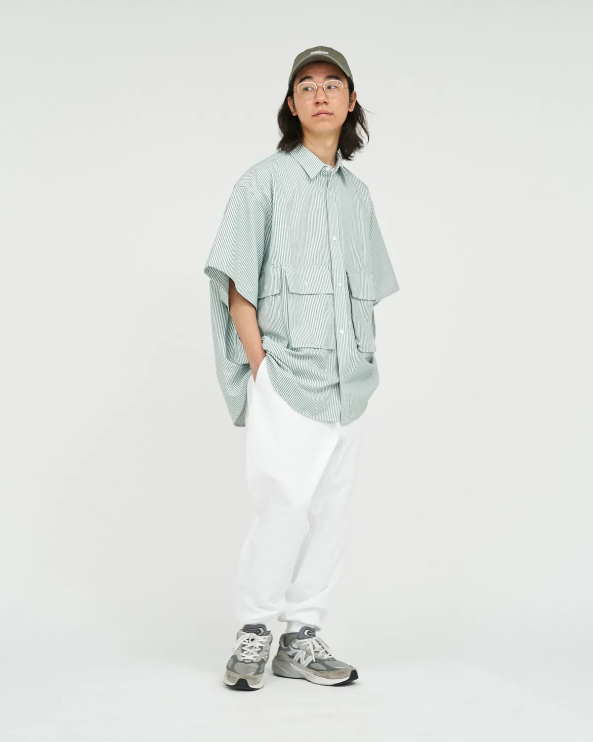 FreshService / DRY OXFORD FLAP POCKET S/S SHIRT (FSC252-50019B)