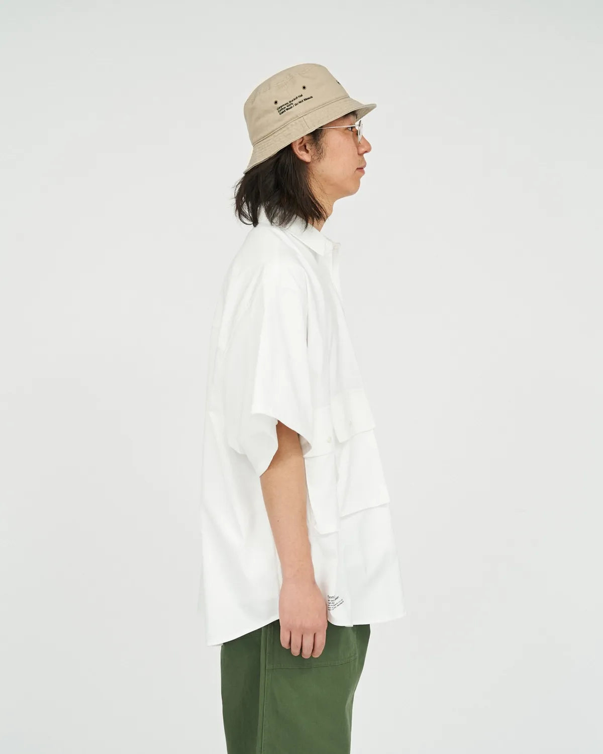 FreshService / DRY OXFORD FLAP POCKET S/S SHIRT (FSC252-50019B)