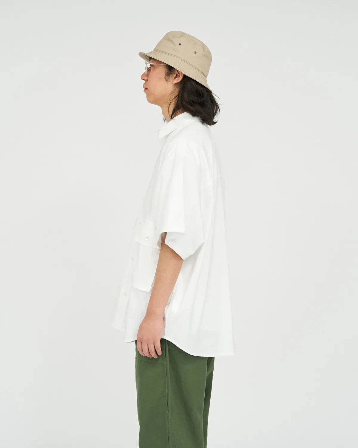 FreshService / DRY OXFORD FLAP POCKET S/S SHIRT (FSC252-50019B)