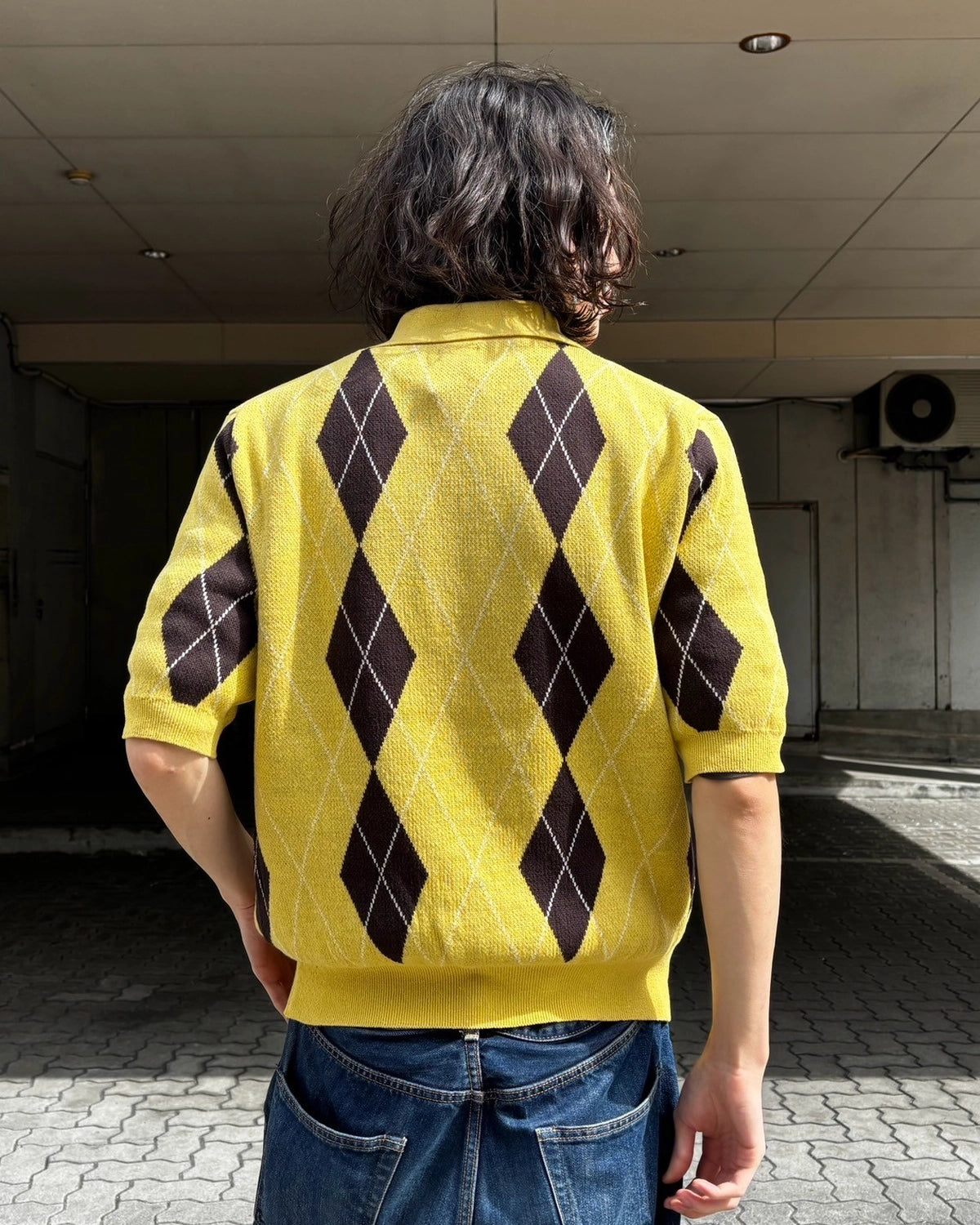 refomed / OLD MAN KNIT POLO (REKN-009)