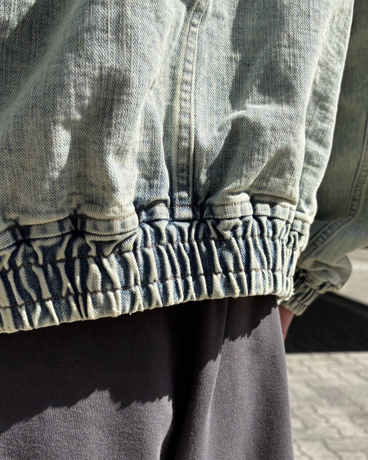 SUGARHILL / PIPING DENIM BOMBER JACKET (2541000401)