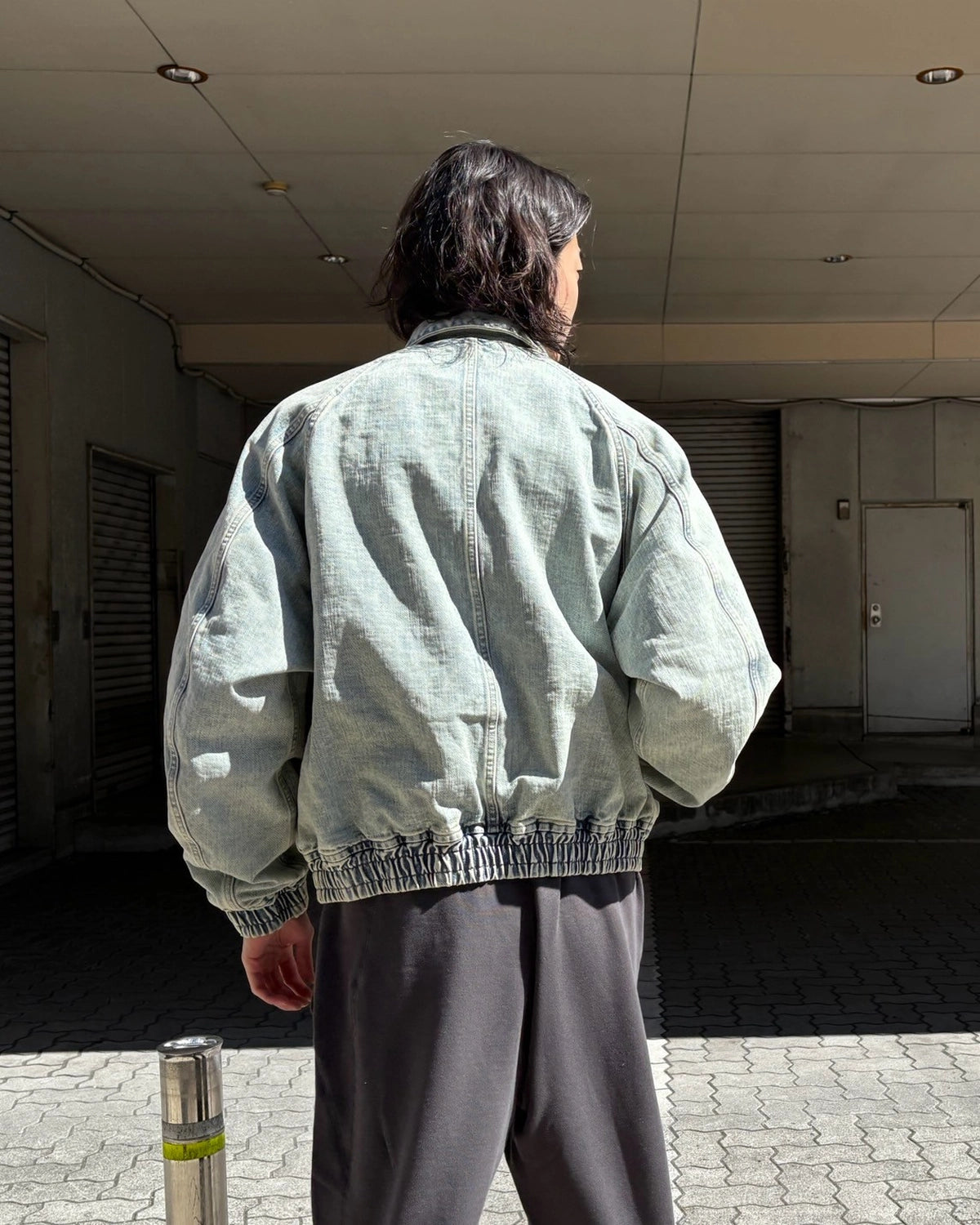 SUGARHILL / PIPING DENIM BOMBER JACKET (2541000401)