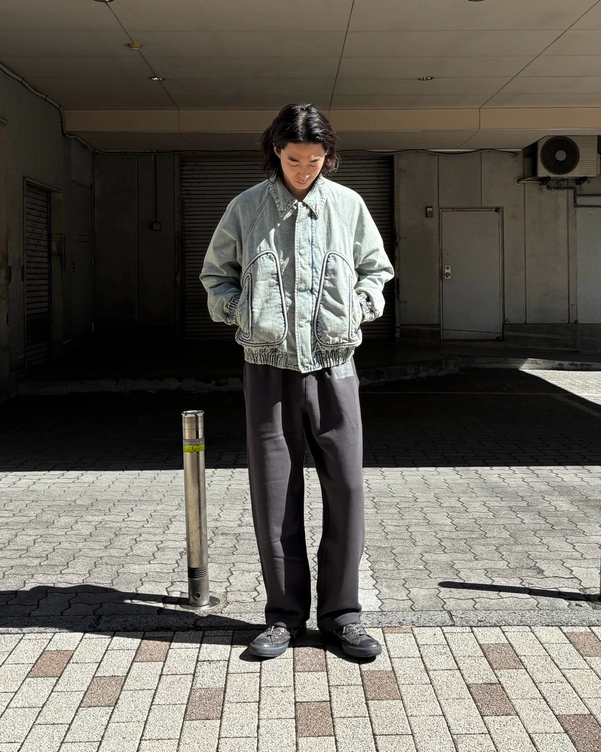 SUGARHILL / PIPING DENIM BOMBER JACKET (2541000401)