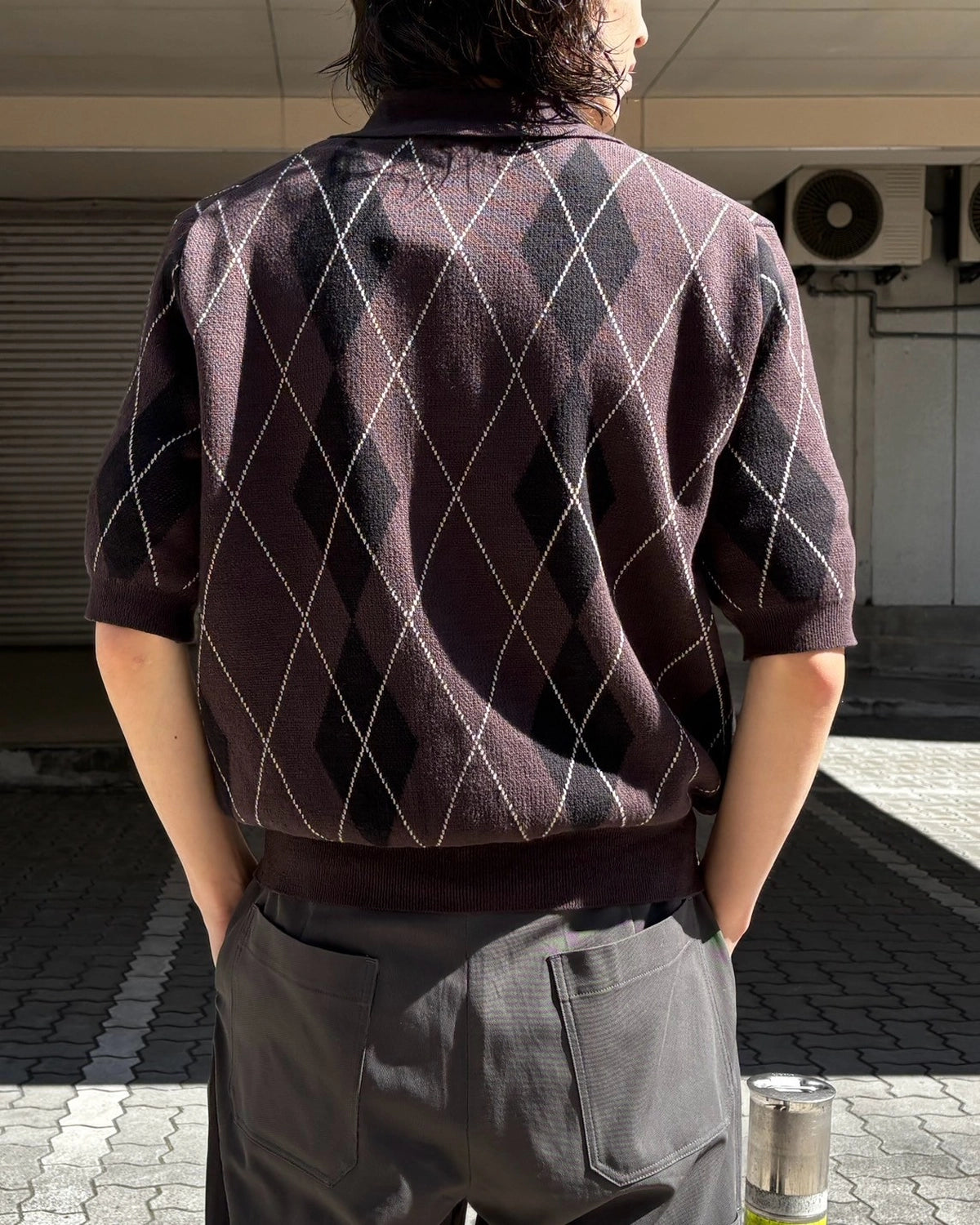 refomed / OLD MAN KNIT POLO (REKN-009)
