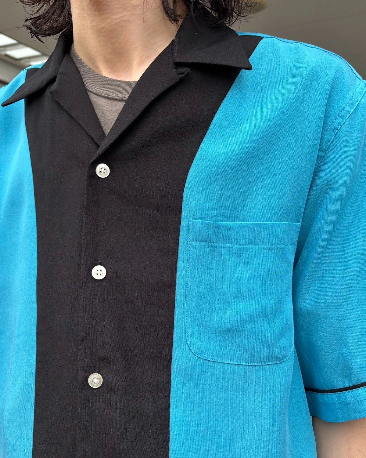 WACKO MARIA / SWITCHING SHIRT S/S -TYPE2- (25SS-WMS-OC12)