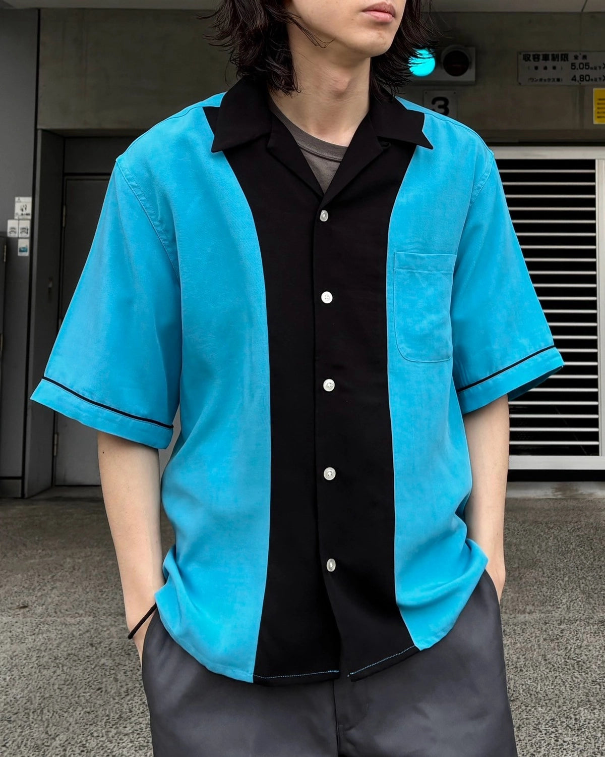 WACKO MARIA / SWITCHING SHIRT S/S -TYPE2- (25SS-WMS-OC12)