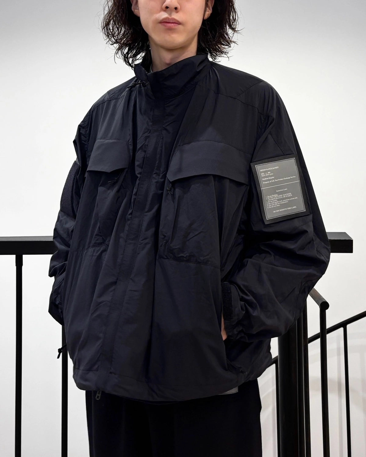 N.HOOLYWOOD TEST PRODUCT EXCHANGE SERVICE / STAND COLLAR BLOUSON (9251-BL04-003)