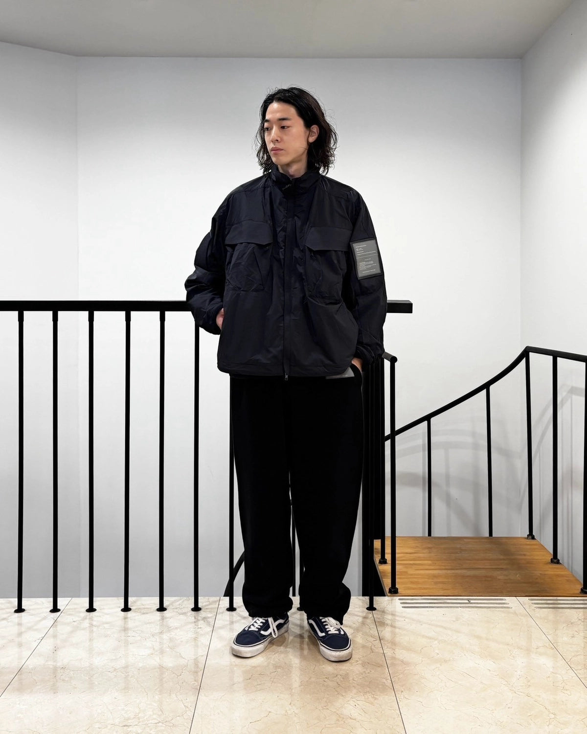 N.HOOLYWOOD TEST PRODUCT EXCHANGE SERVICE / STAND COLLAR BLOUSON (9251-BL04-003)