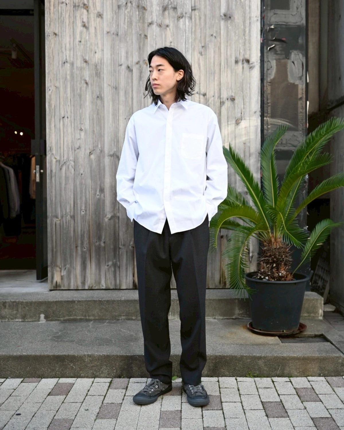 WACKO MARIA / REGULAR COLLAR SHIRT L/S -TYPE-3- (25SS-WMS-RC03)