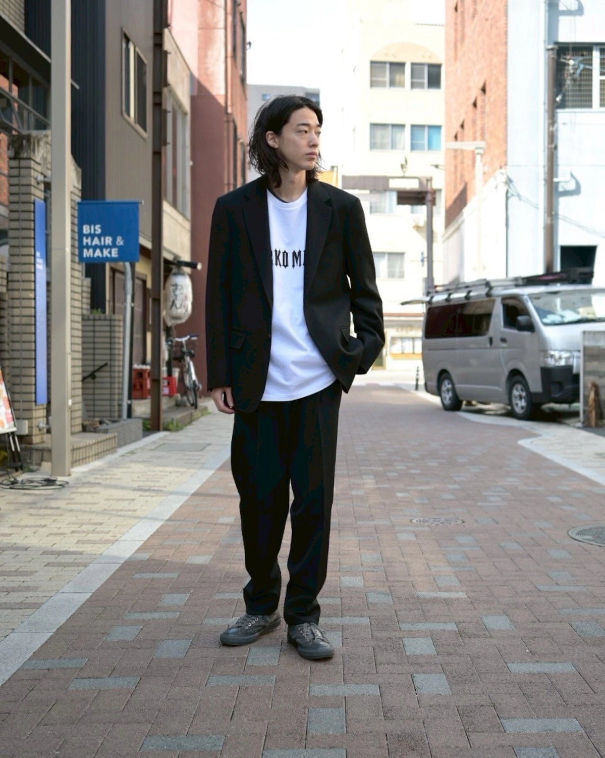 WACKO MARIA × DORMEUIL / SINGLE BREASTED JACKET -TYPE-2- & PLEATED TROUSERS -TYPE-1- (25SS-WMO-SU02)