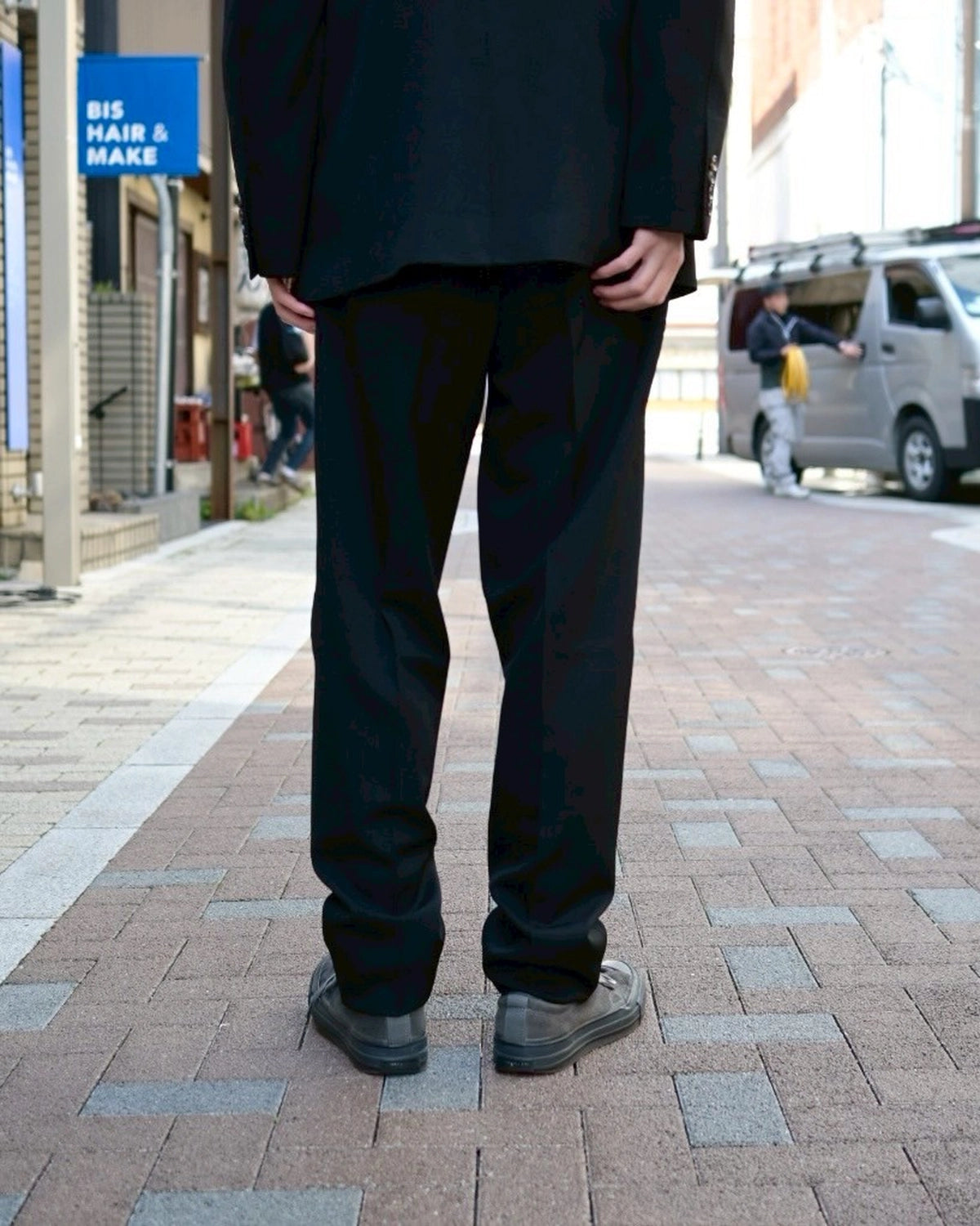 WACKO MARIA × DORMEUIL / SINGLE BREASTED JACKET -TYPE-2- & PLEATED TROUSERS -TYPE-1- (25SS-WMO-SU02)