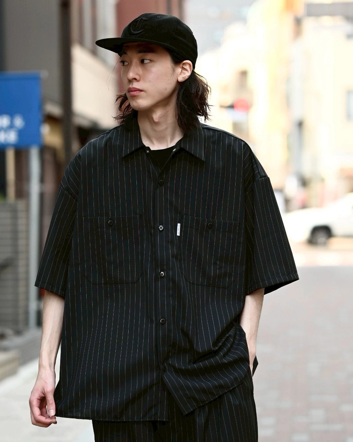 COOTIE PRODUCTIONS® / T/W Work S/S Shirt (CTE-25S402-STRIPE)
