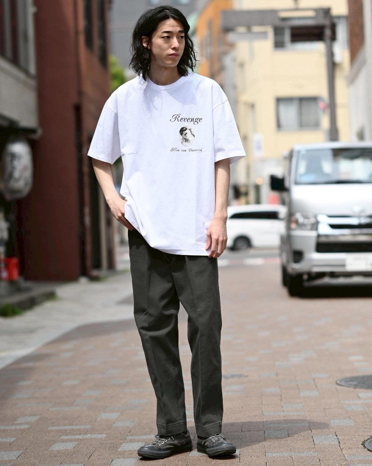 WACKO MARIA × ELLEN VON UNWERTH / WASHED HEAVY WEIGHT T-SHIRT -TYPE-2- (EVU-WM-WT02)
