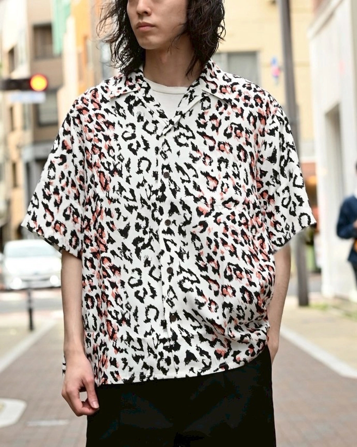 WACKO MARIA / LEOPARD HAWAIIAN SHIRT (25SS-WMS-HI01)
