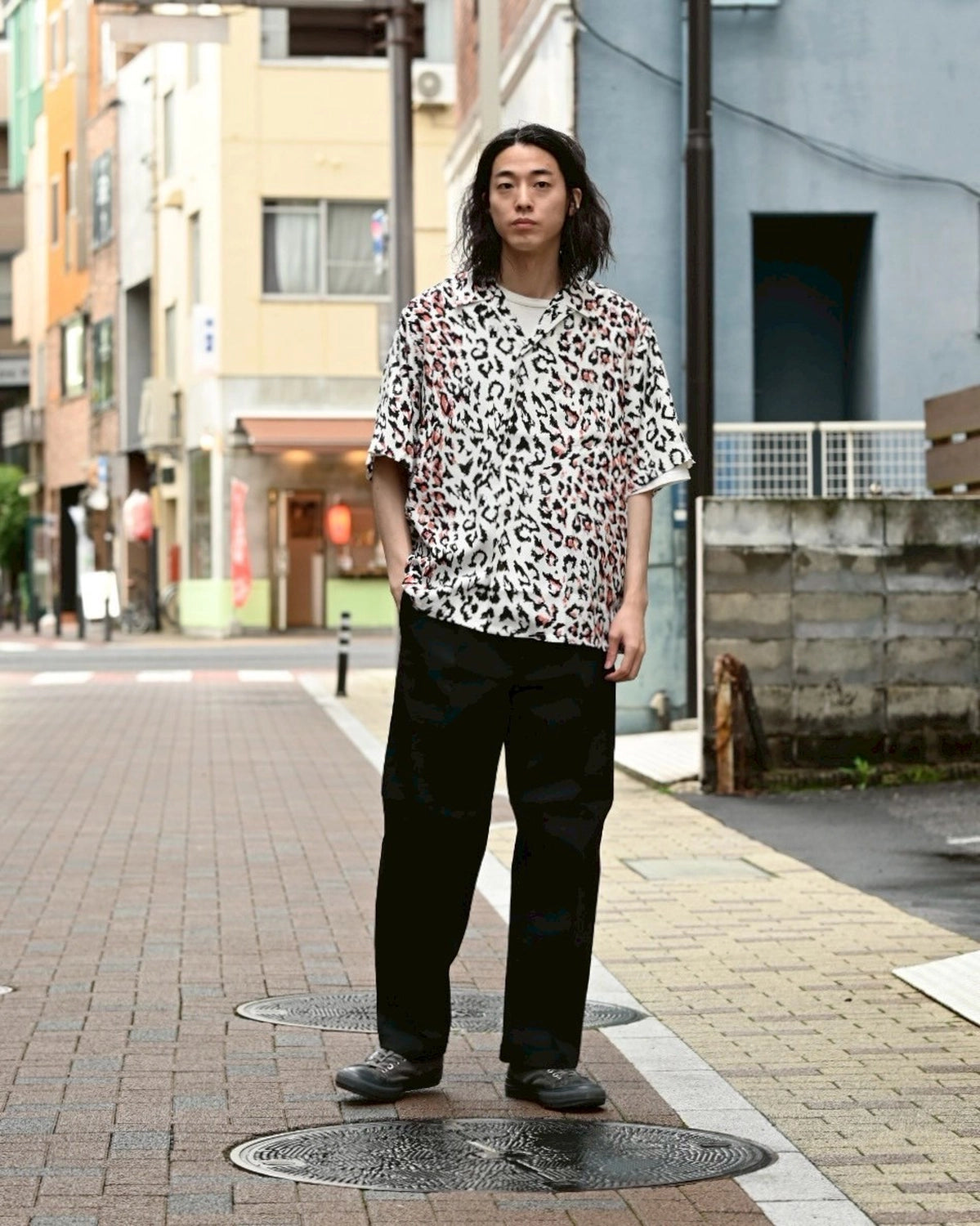 WACKO MARIA / LEOPARD HAWAIIAN SHIRT (25SS-WMS-HI01)