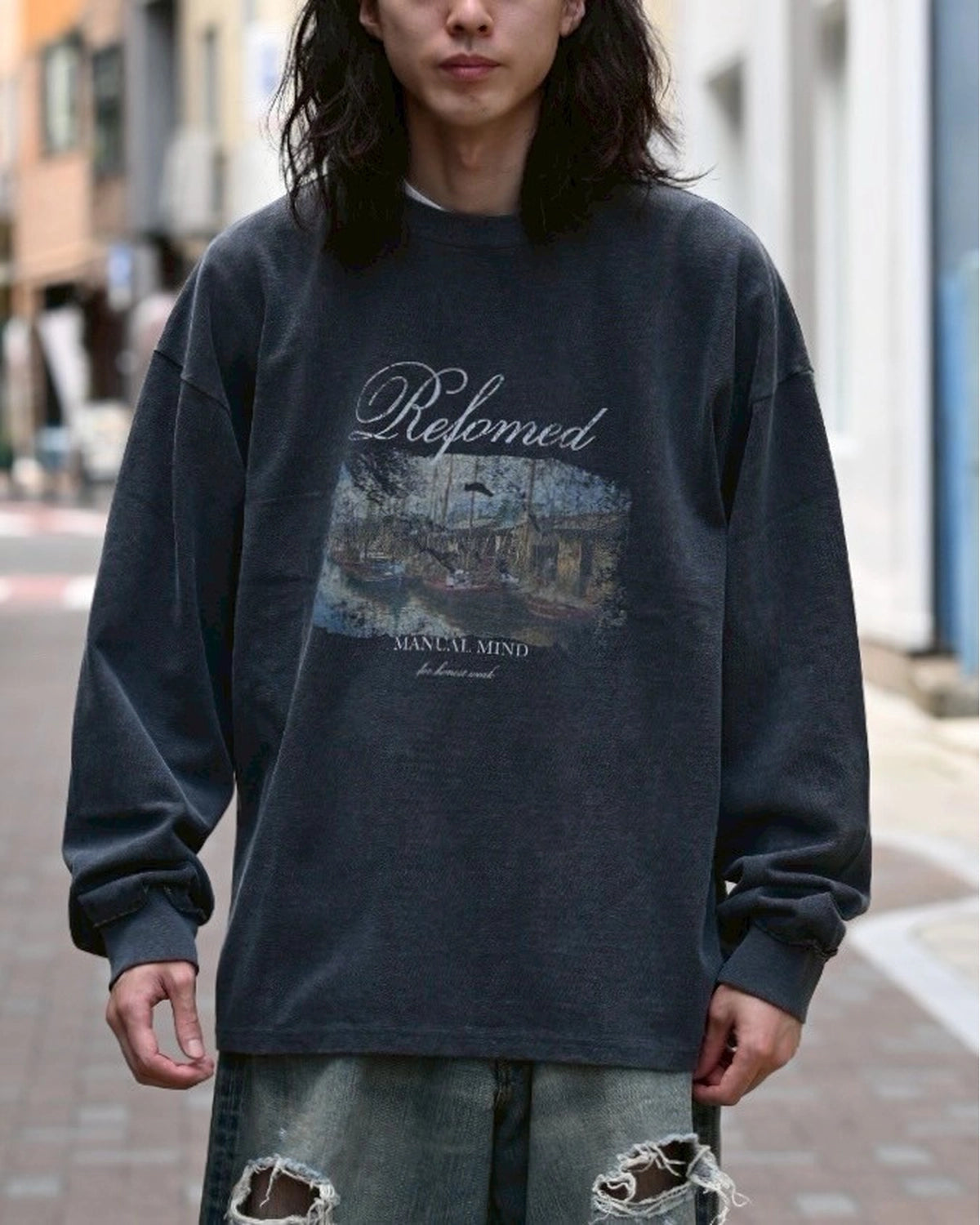 refomed / MANUAL MIND L/S TEE (RECU-047)