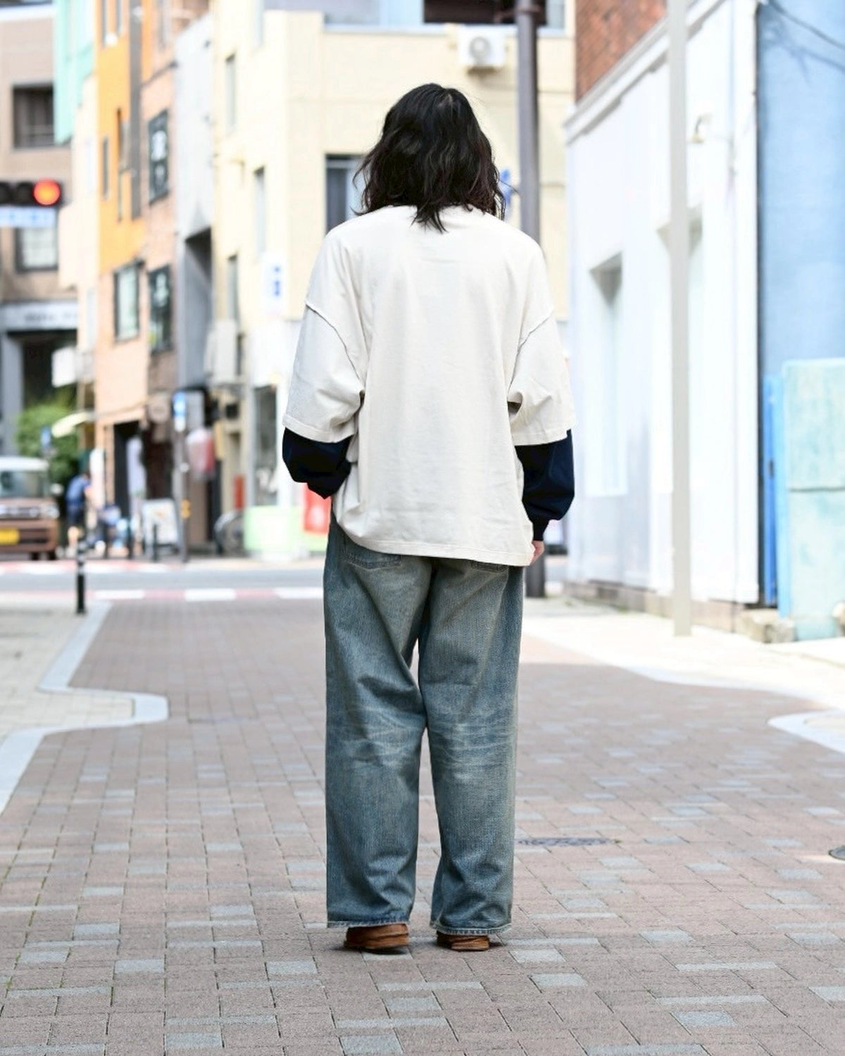 refomed / REVERSIBLE L/S TEE (RECU-034)