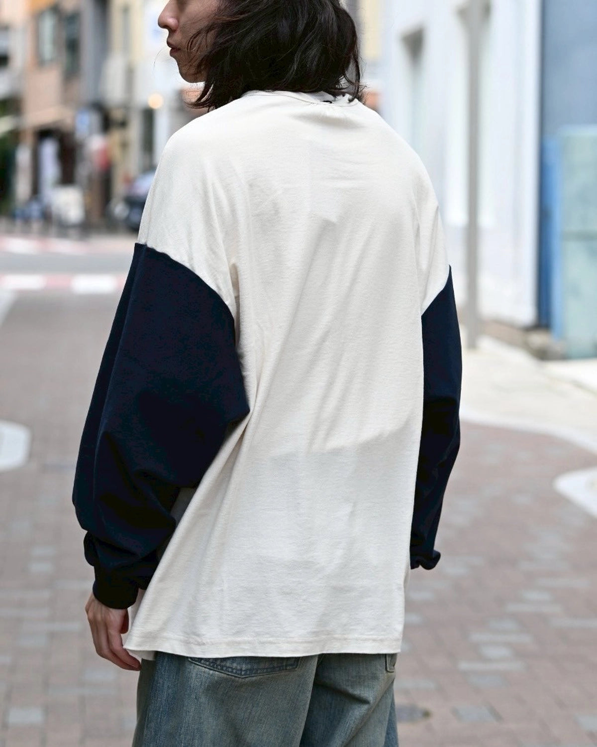 refomed / REVERSIBLE L/S TEE (RECU-034)