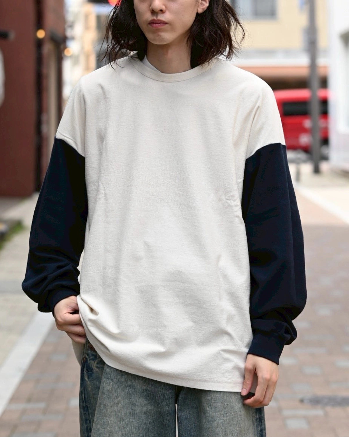 refomed / REVERSIBLE L/S TEE (RECU-034)