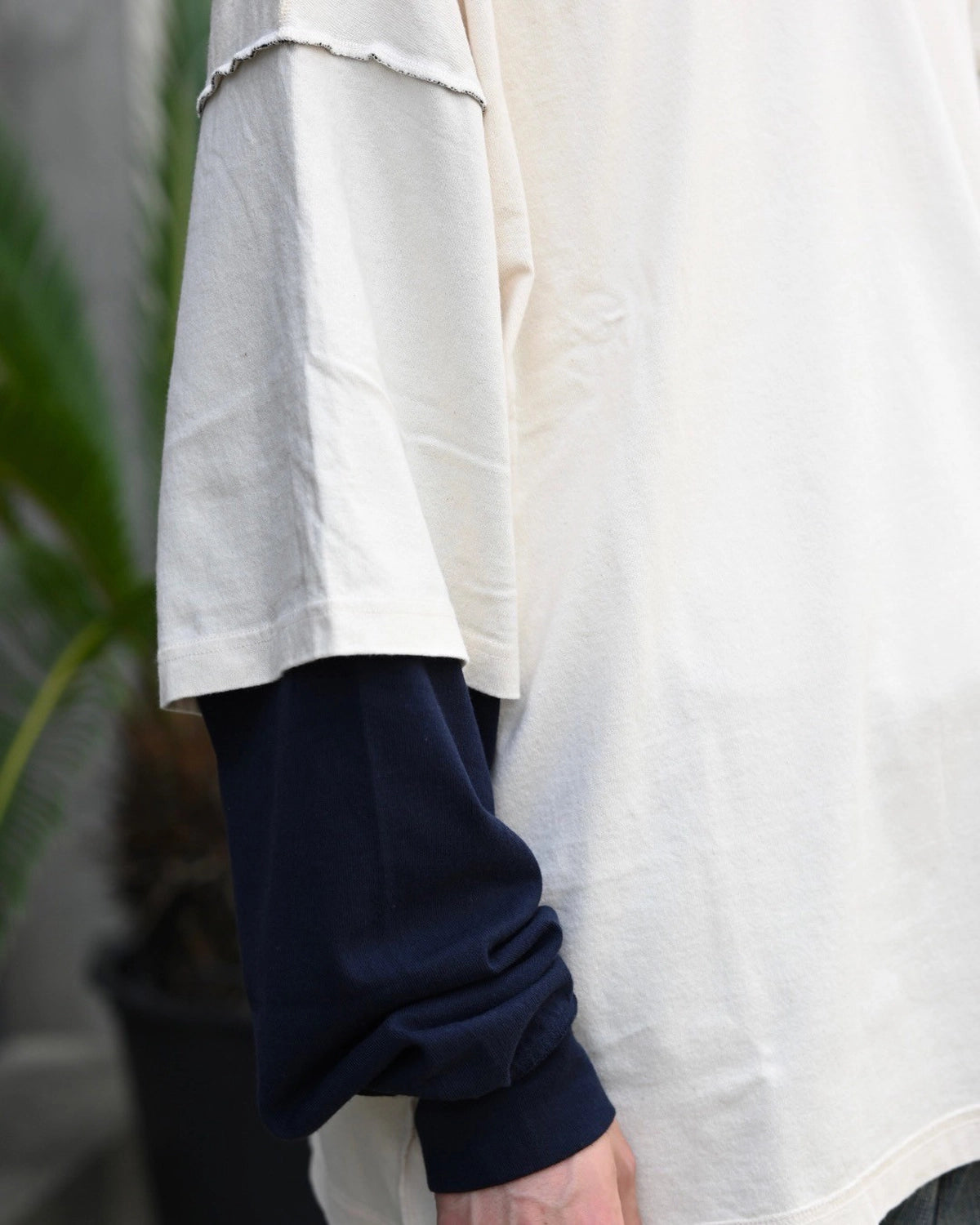 refomed / REVERSIBLE L/S TEE (RECU-034)