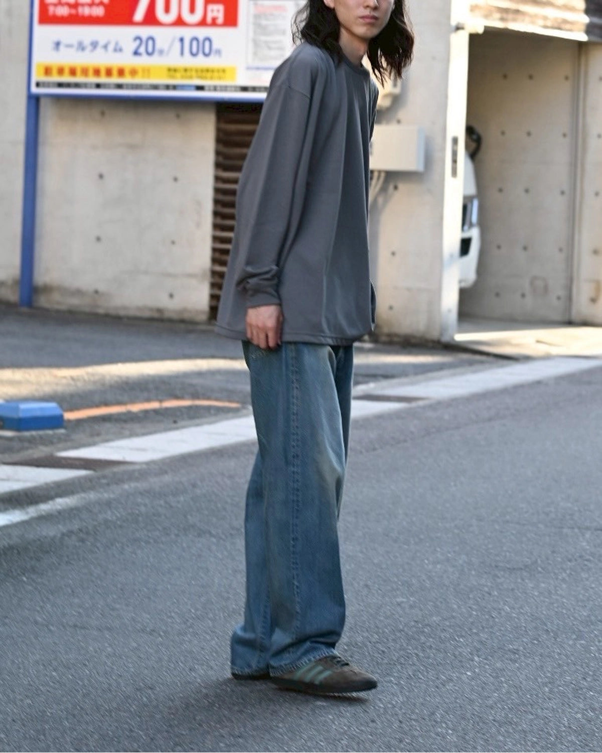 COOTIE PRODUCTIONS® / Dry Tech Jersey Oversized L/S Tee (CTE-25S336)