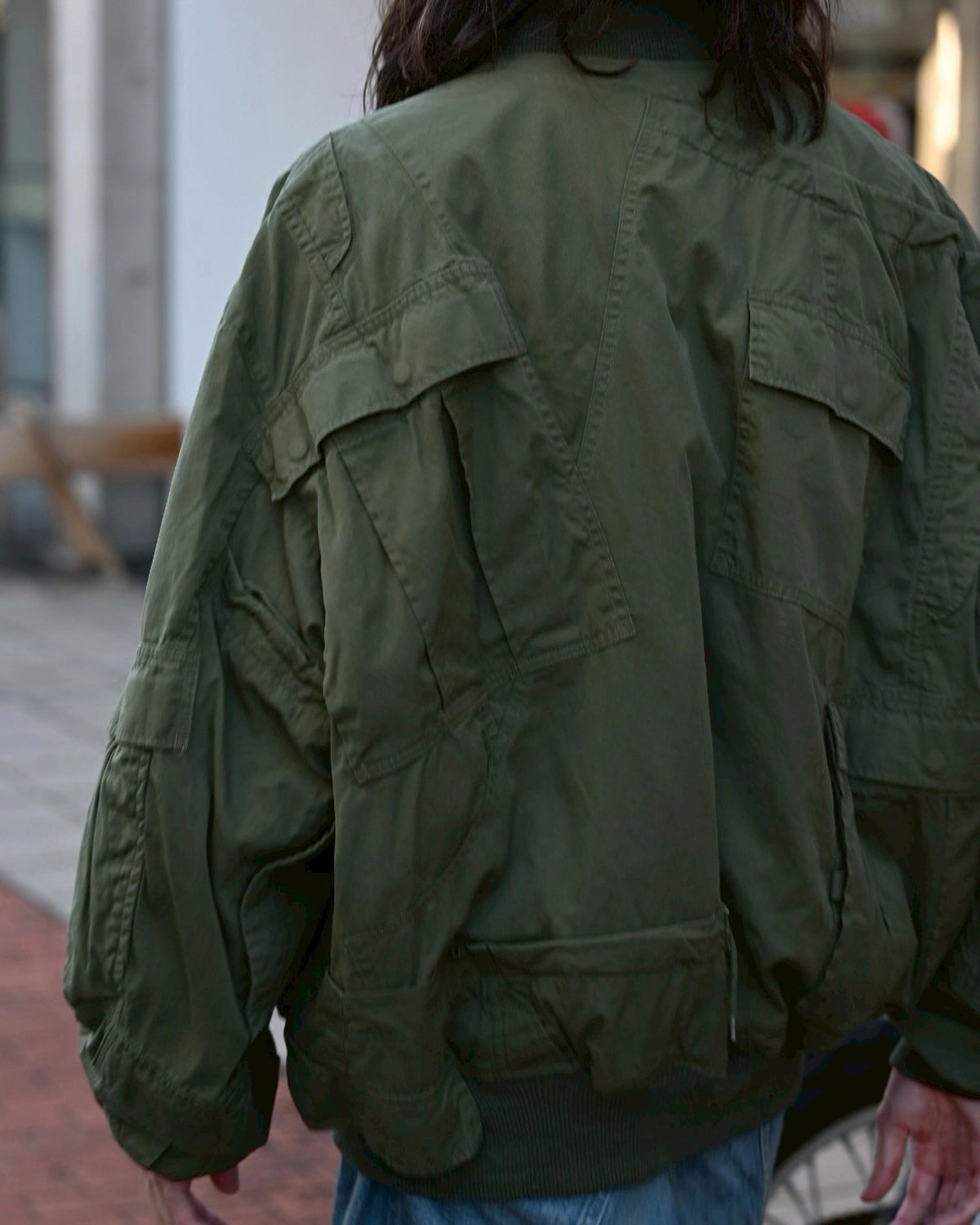 eYe JUNYA WATANABE MAN × Needles / 綿ナイロンオックス Needles Wネーム (WP-J902-100)