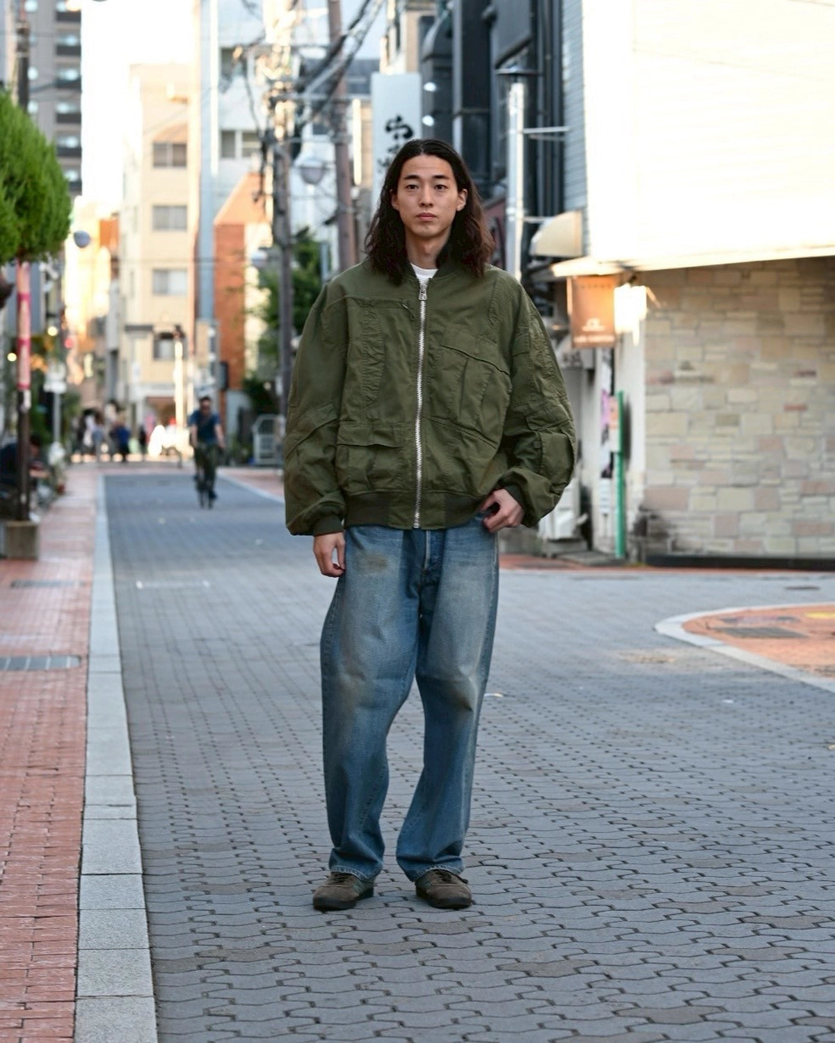 eYe JUNYA WATANABE MAN × Needles / 綿ナイロンオックス Needles Wネーム (WP-J902-100)