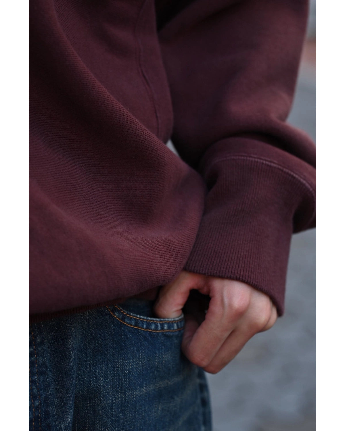 A.PRESSE / Vintage Half Zip Sweatshirt (25AAP-05-09)