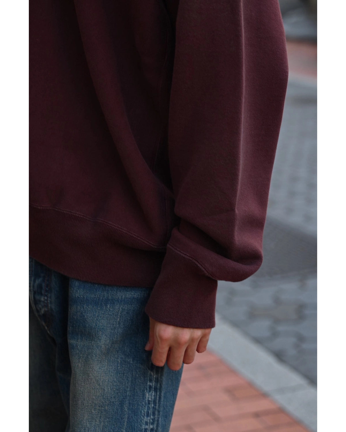 A.PRESSE / Vintage Half Zip Sweatshirt (25AAP-05-09)