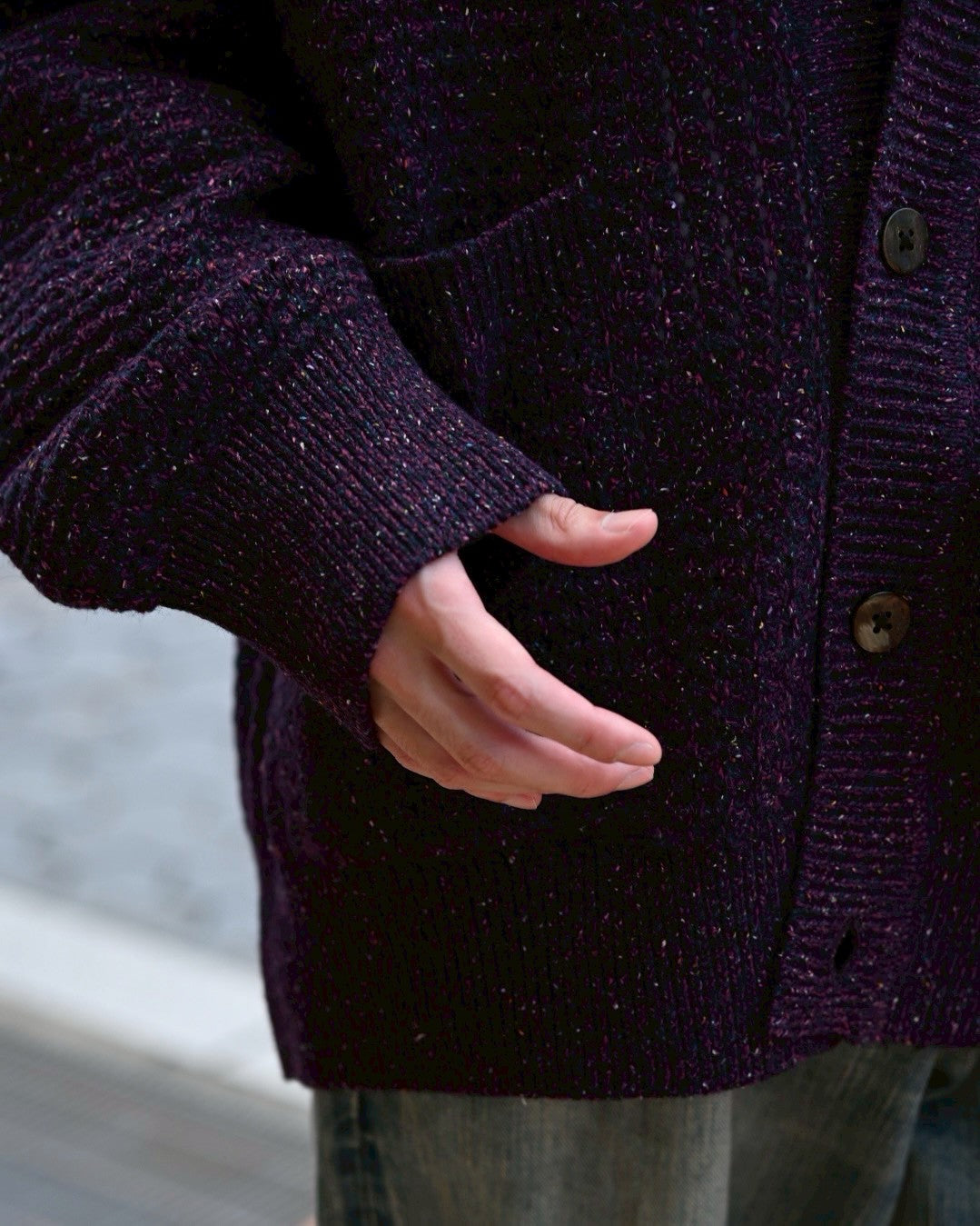 SUGARHILL / COLOR NEP WOOL CARGIDAN (253340601)