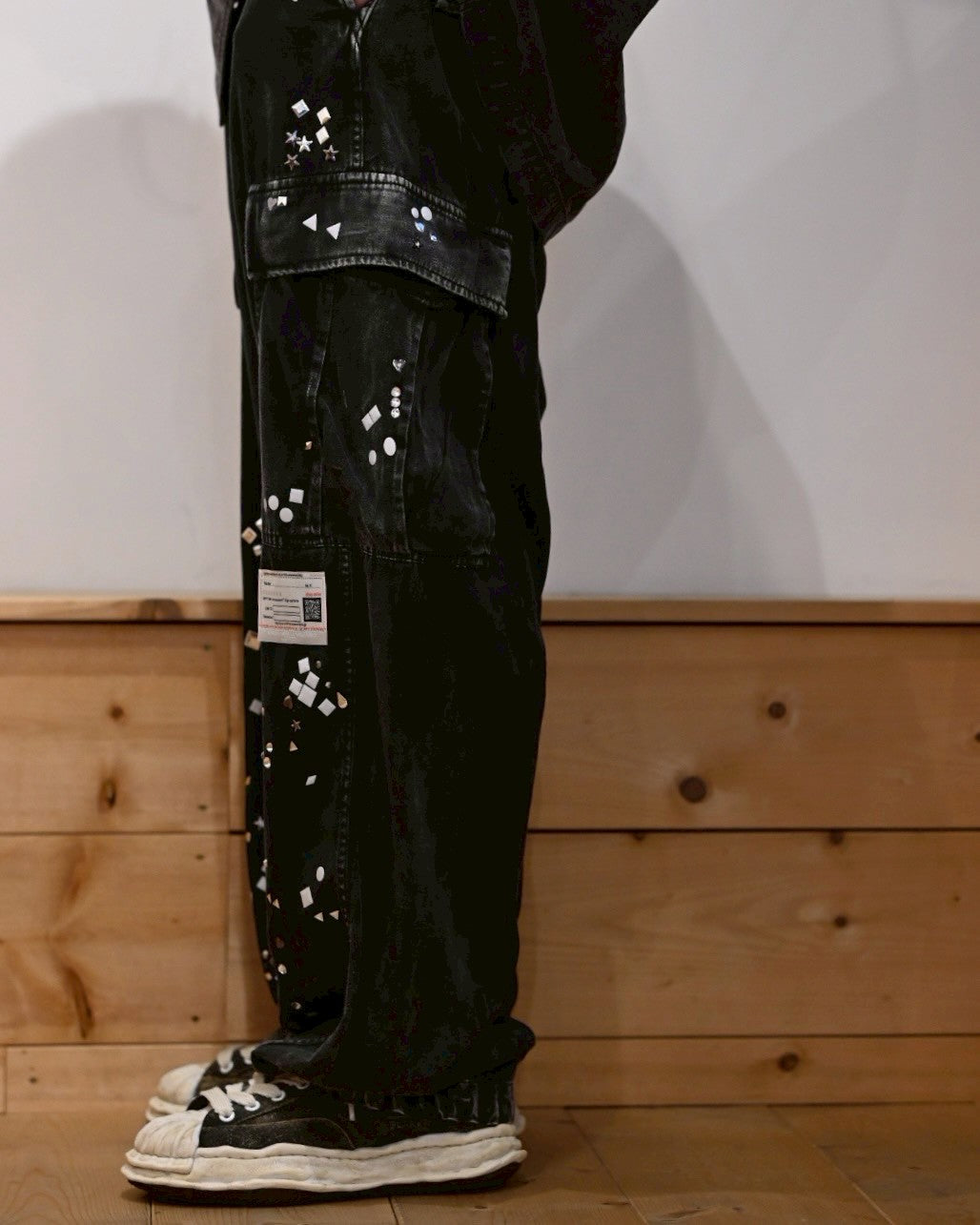 Maison MIHARA YASUHIRO / Embellished Millitary Pants (B15PT062)
